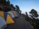 Acatenango base camp tents