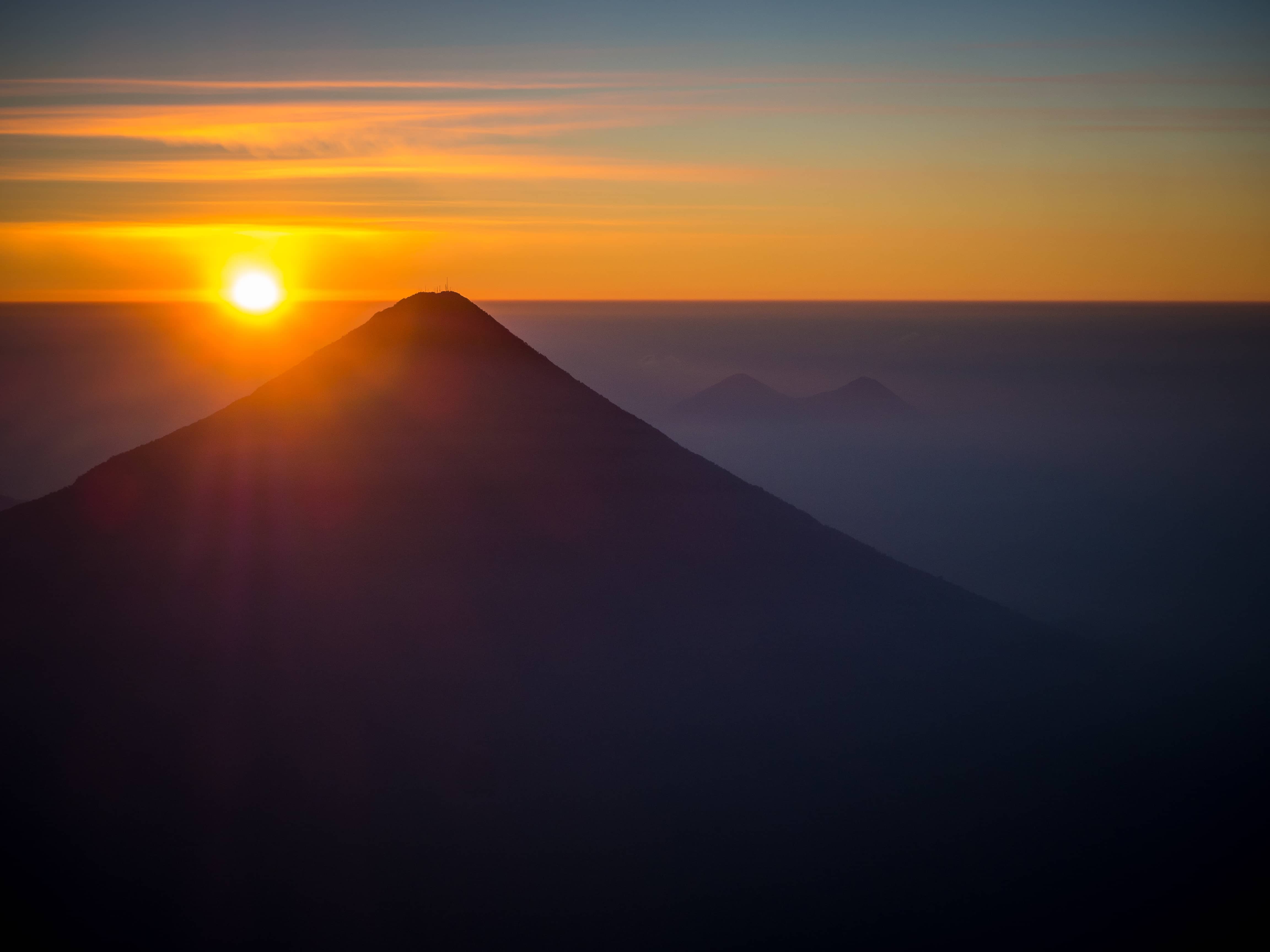 Acatenango summit sunrise