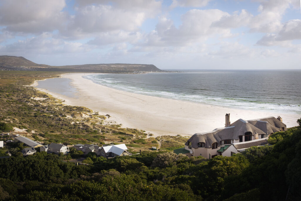 Panoramic view of Noordhoek Beach