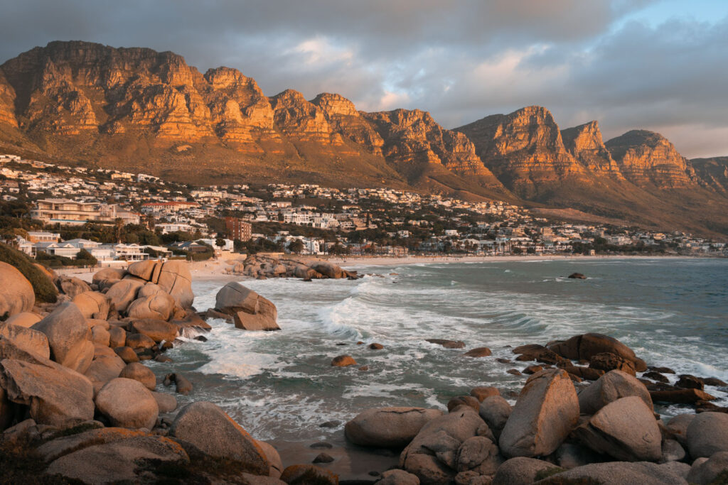 Sunset view of Camps Bay