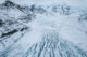 Svínafellsjökull glacier drone view